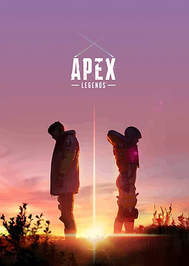 Apex Legends Sunset Silhouette