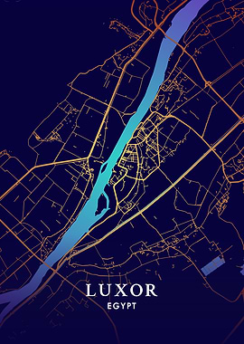 Luxor City Map