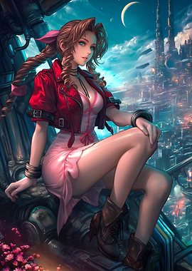 Aerith Gainsborough in Midgar