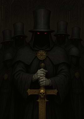 Sinister Figures in Black Robes
