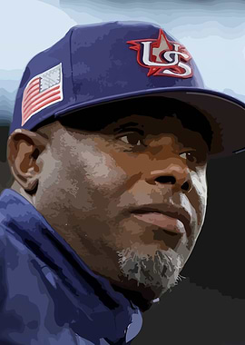 Portrait of a coach with USA cap