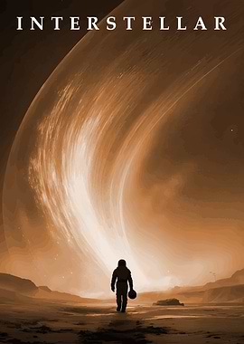 Interstellar Movie Poster Art