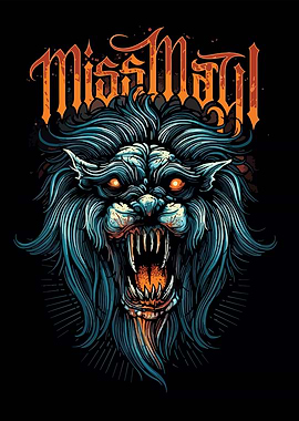 Miss May I Werewolf Illustration