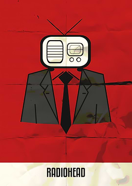 Radiohead Minimalist Poster Art