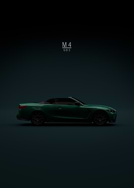 Green BMW M4 G83 Convertible