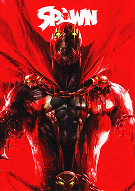 Spawn Comic Book Cover Art