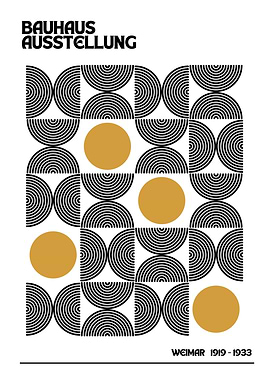 Bauhaus Ausstellung Weimar 1919-1933 Poster