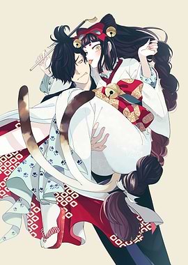 Anime Man Carrying Cat-Girl