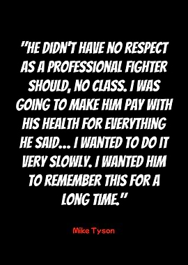 mike tyson quote on respect