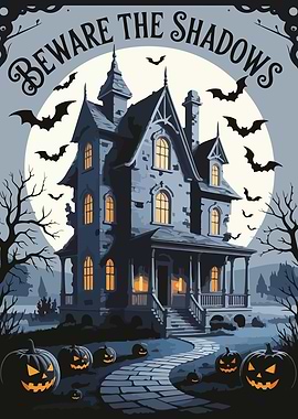 Beware the Shadows: Halloween Haunted House