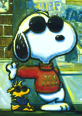 Snoopy and Woodstock: Cool Duo