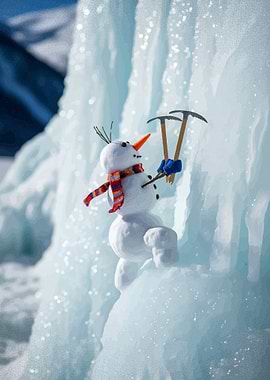 Snowman Ice Climbing Adventure
