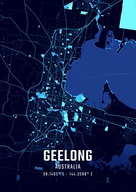 Geelong Midnight City Map