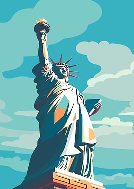 Statue of Liberty Illustration