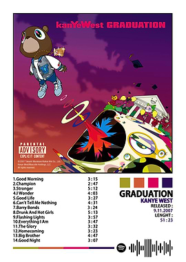 Kanye West Graduation Album Cover