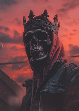 Crowned Rapper Skeleton