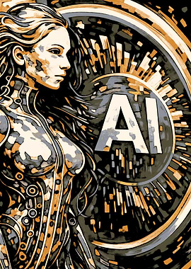 AI Woman Digital Art