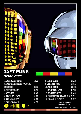 Daft Punk Discovery Album Cover Art