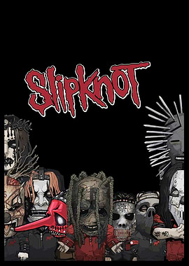 Band Members Cartoon Illustration