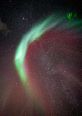Aurora Borealis Milky Way