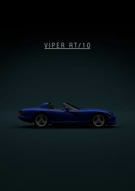 Blue Viper RT/10 Car Poster