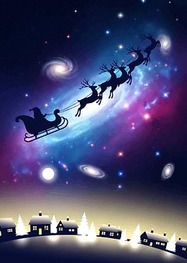 Santa's Sleigh in Space