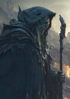 Dark Fantasy Orc Witch