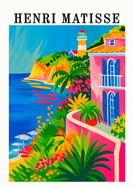 Henri Matisse Coastal Landscape Painting