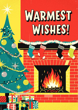 Warmest Wishes Christmas Scene