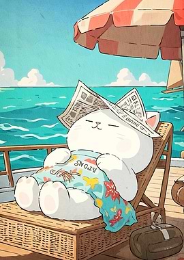 Cat on Vacation