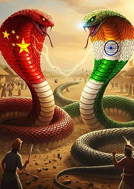 China vs India Snake Conflict