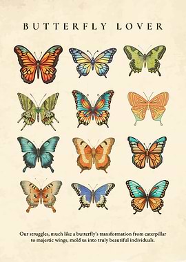 Butterfly Lover Illustration