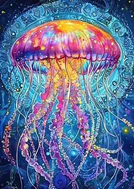 Colorful Jellyfish
