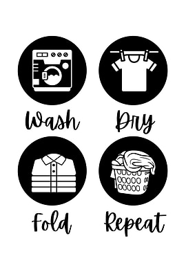 Laundry: Wash, Dry, Fold, Repeat