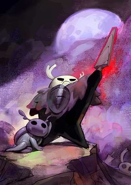 Fantasy Creatures Under Moonlight