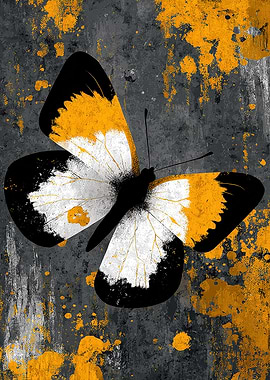 Abstract Butterfly Art