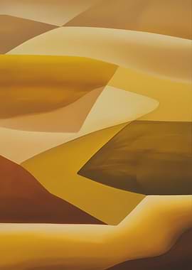 Abstract Sand Dunes Art