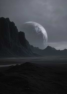 Monochromatic Alien Landscape