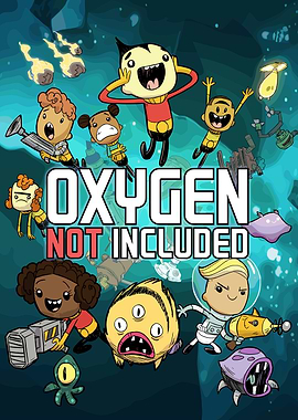 Oxygen Not Included Game Cover Art