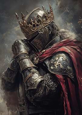 Crowned Knight in Armor