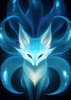 Glowing Nine-Tailed Fox
