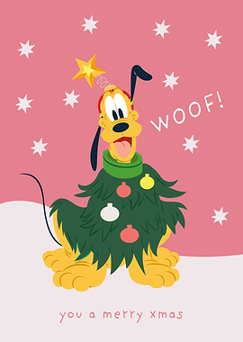 Pluto's Christmas Woof!