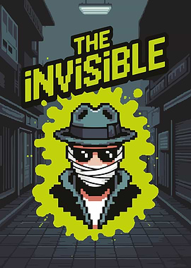 The Invisible Man Pixel Art