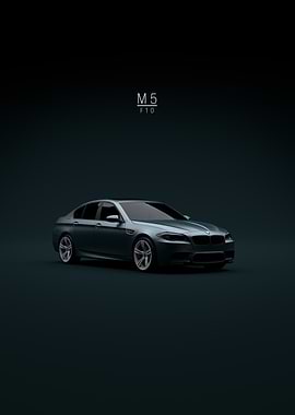 BMW M5 F10 Car Studio Shot