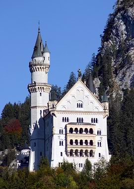 Neuschwanstein Castle in Bavaria, Germany
