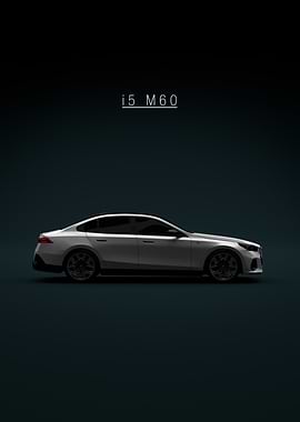 BMW i5 M60 Car Studio Shot