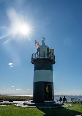 Lighthouse on Sunny Day