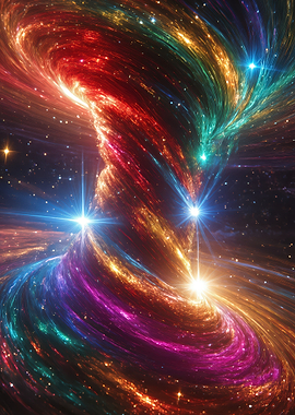 Colorful Cosmic Vortex
