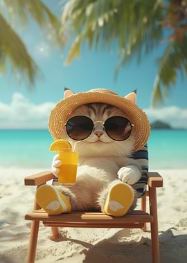 Cat on Vacation