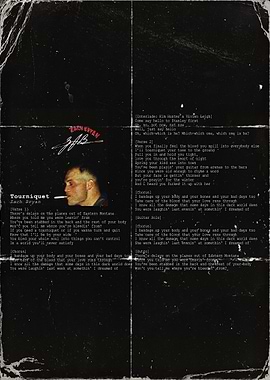 Zach Bryan - Tourniquet Lyrics Sheet